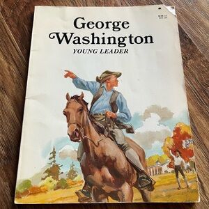 George Washington Young Leader Vintage Paperback Book